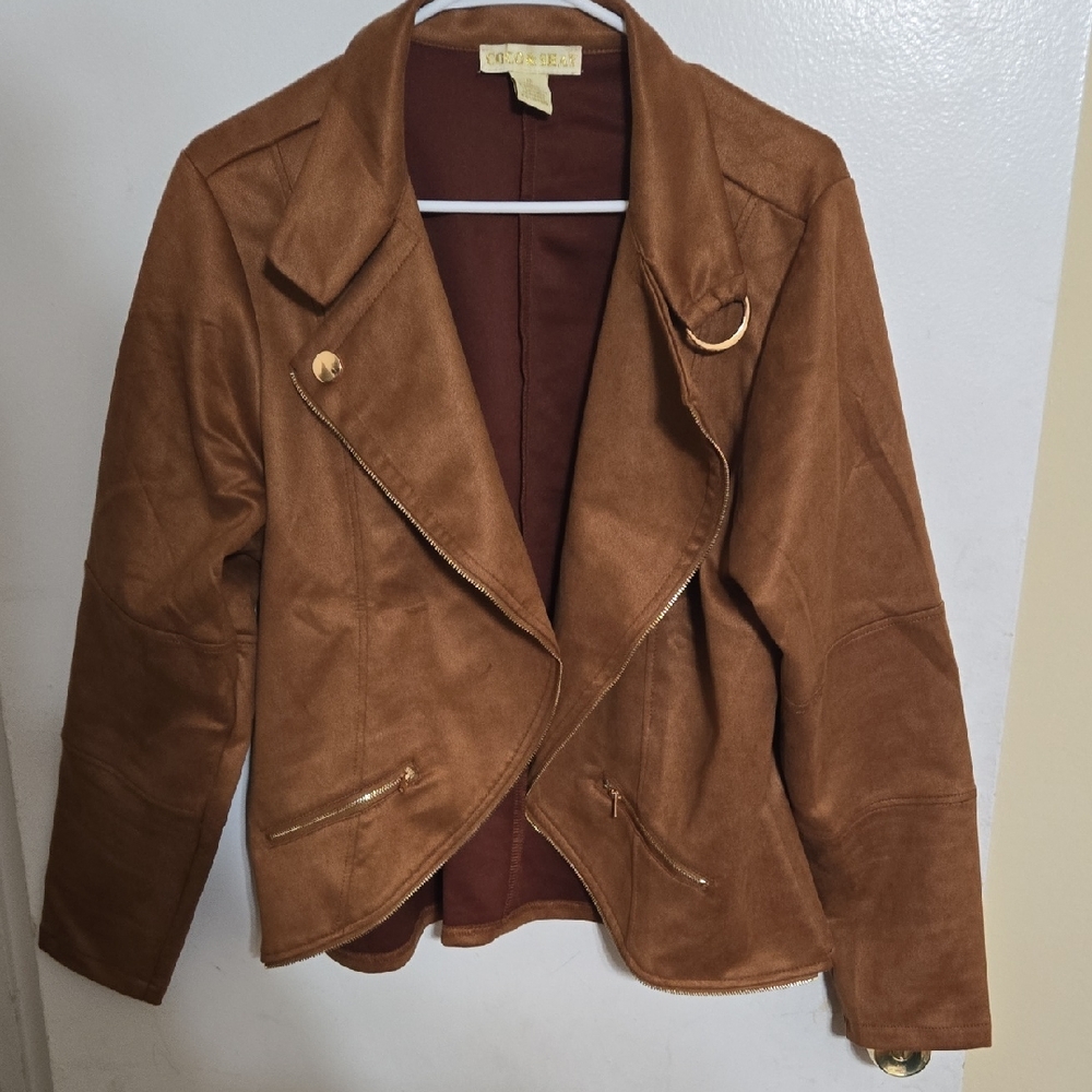Beautiful Bown Suede Women's Jacket